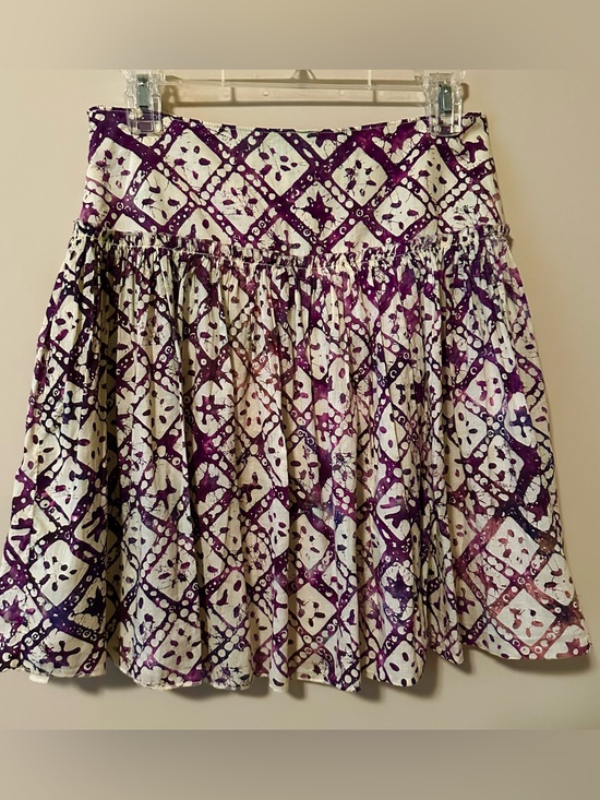 GAP Dresses & Skirts - GAP Printed Purple and White Skirt